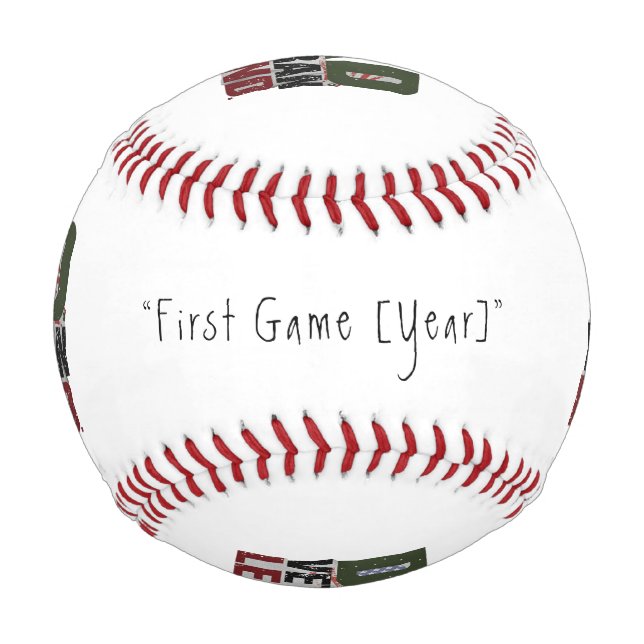Pelota De Béisbol Dad Veteran Legend Baseball – Patriotic Gift Idea (Anverso)