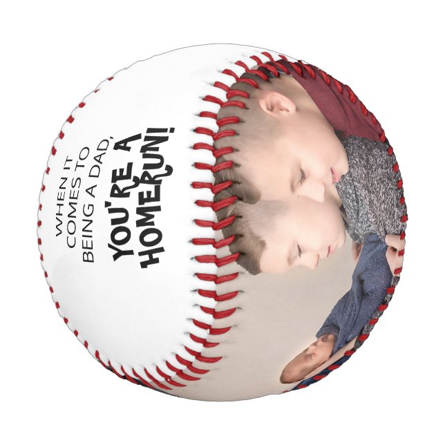 Pelota De Béisbol Dad you are a Homerun Photo Baseball (Angular)