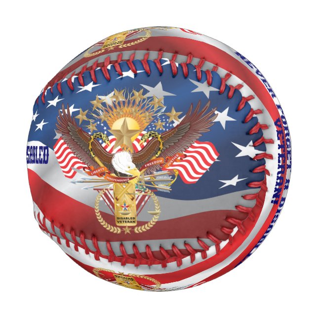 Pelota De Béisbol DAV de béisbol sin olvidar nunca (Reverso Izquierdo)