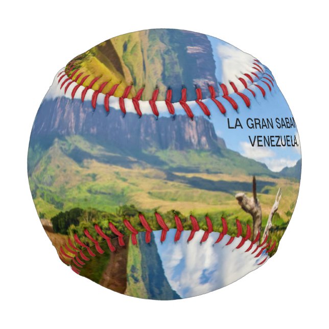 Pelota de béisbol de la Gran Sabana. (Anverso)
