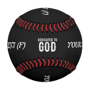 PELOTA DE BÉISBOL DEDICADO AL TEXTO BLANCO DEL PERSONALIZABLE GUAY D