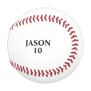 Pelota De Béisbol Delante/Atrás - Jugador y equipo
