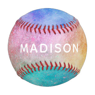 Pelota De Béisbol Denominación personalizada Explosión de color