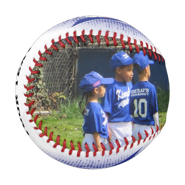 Pelota De Béisbol Deportes De Béisbol Dardo Blue Retro (Anverso izquierdo)