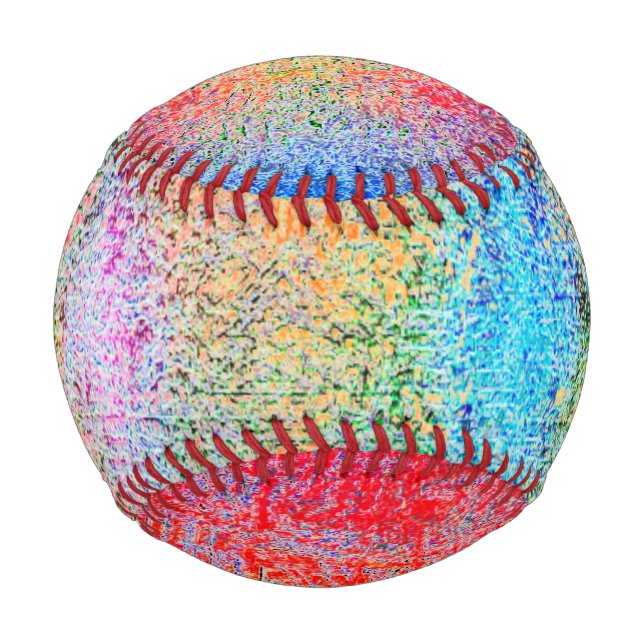 Pelota De Béisbol Depredación de colores (Reverso)