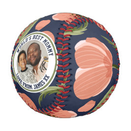 Pelota De Béisbol Día de la Madre de fotografía de patrón de disquet