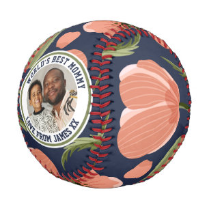 Pelota De Béisbol Día de la Madre de fotografía de patrón de disquet