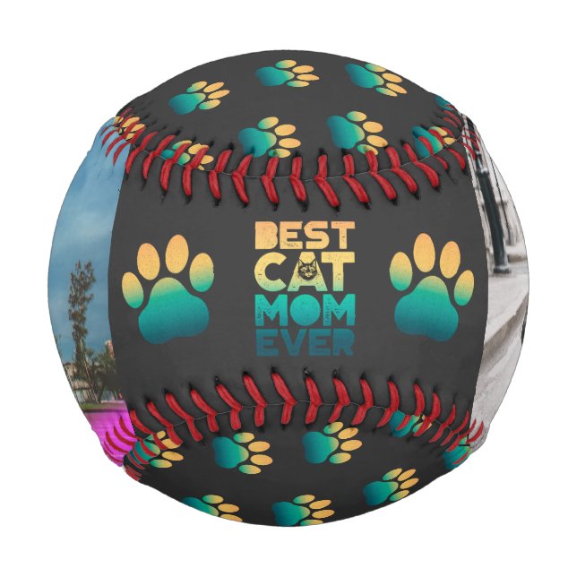 Pelota De Béisbol Día de la Madre de fotografía retro Sunset mejor g (Anverso)