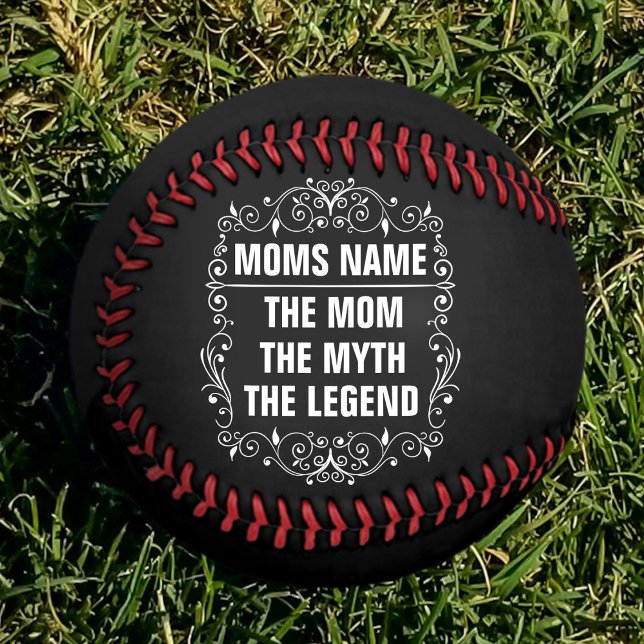 Pelota De Béisbol Día de la Madre personalizado (Subido por el creador)