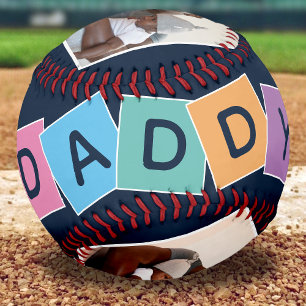 Pelota De Béisbol Día de los Padres de la DADDY moderna Foto Keepsak