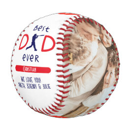 Pelota De Béisbol Día de los Padres de la mejor fotografía de la fam