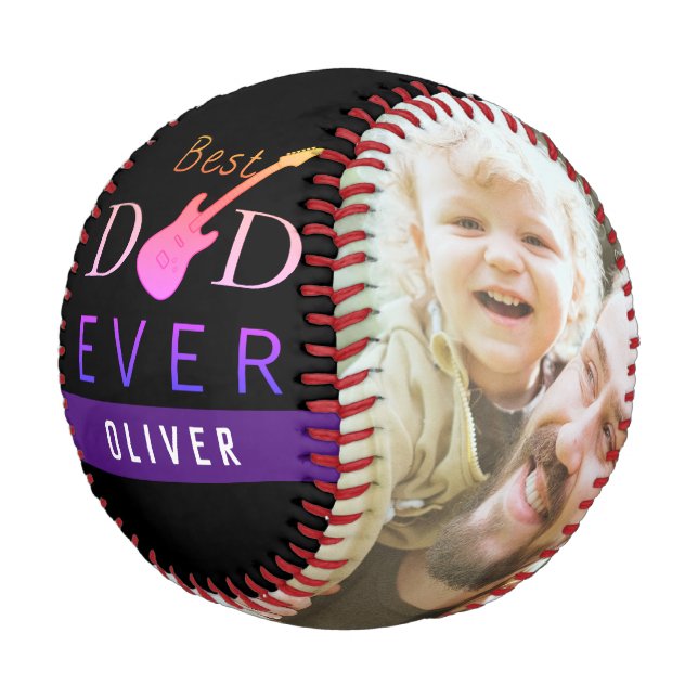 Pelota De Béisbol Día del Mejor Padre Moderno de Guay (Angular)