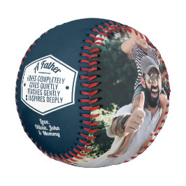Pelota De Béisbol Día del Padre/Cumpleaños de niños a papás Foto Bas