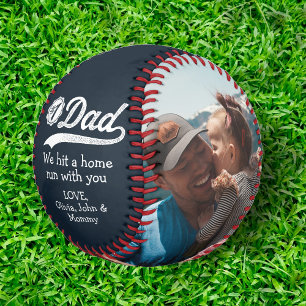 Pelota De Béisbol Día del Padre de cumpleaños, foto de niños a papá