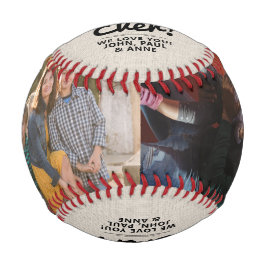 Pelota De Béisbol Día del Padre del mejor Collage de fotos de moda