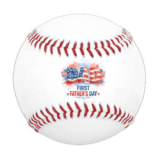 Pelota De Béisbol Día del Padre Patriótico