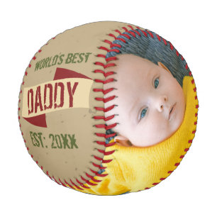 Pelota De Béisbol Día del Padre Personalizado Único Hecho Por Usted