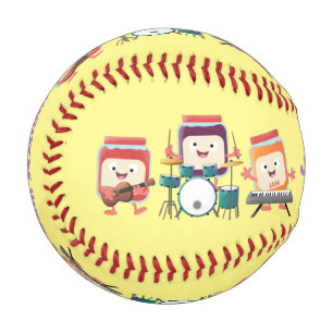 Pelota De Béisbol Dibujos animados divertidos de una sesión de impro