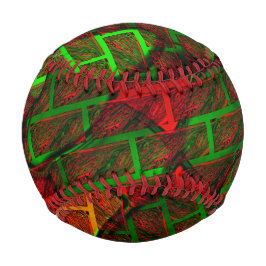 Pelota De Béisbol Different image montage, brick, red, green, yellow