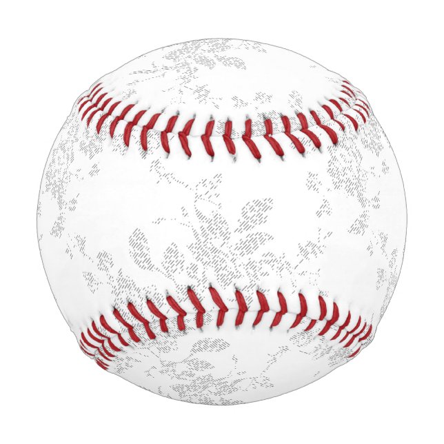 Pelota De Béisbol diseño de arte de línea (Anverso)