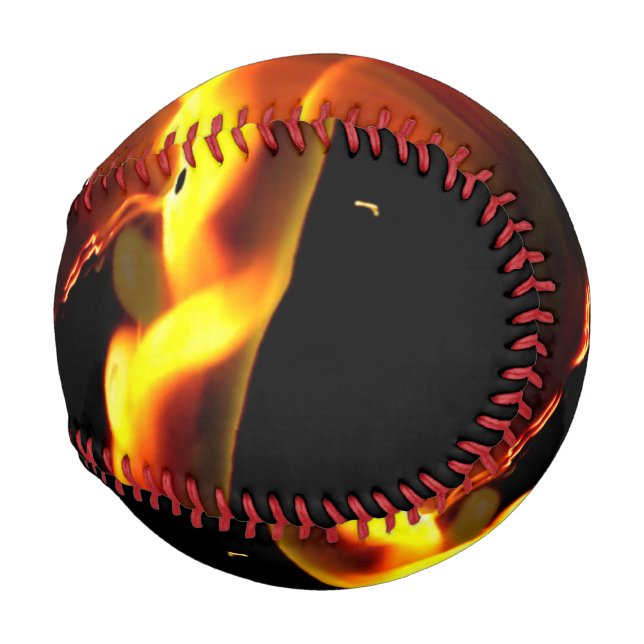 Pelota De Béisbol diseño de incendios (Anverso derecho)