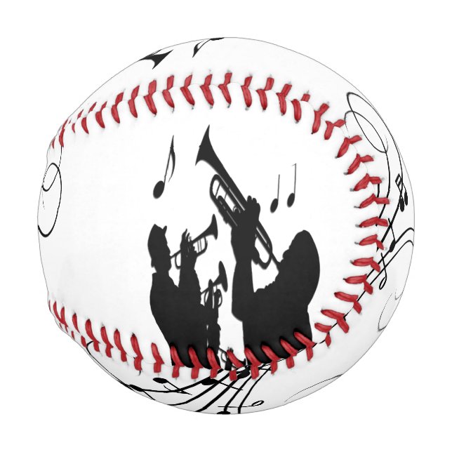 Pelota De Béisbol Diseño de música de sección de bocinas (Anverso derecho)