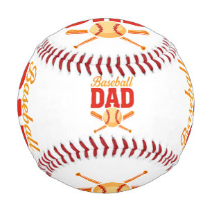 Pelota De Béisbol Diseño de papa de béisbol - regalo para padres org