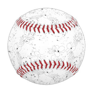 Pelota De Béisbol diseño decorativo dos