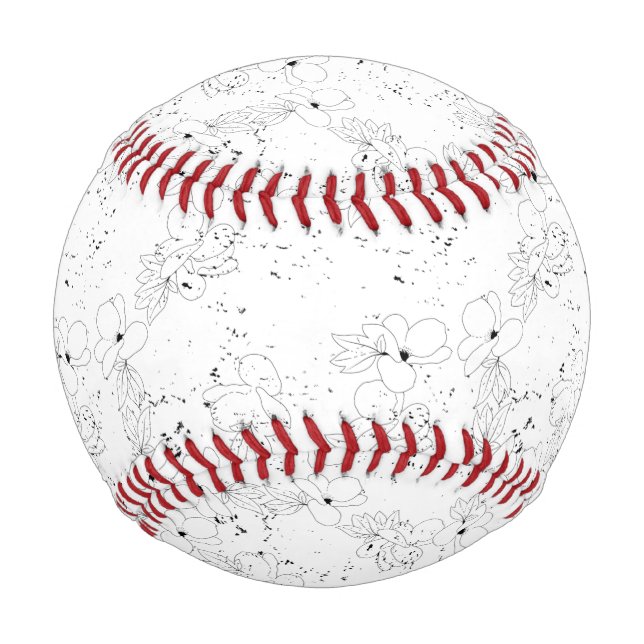 Pelota De Béisbol diseño decorativo dos (Anverso)