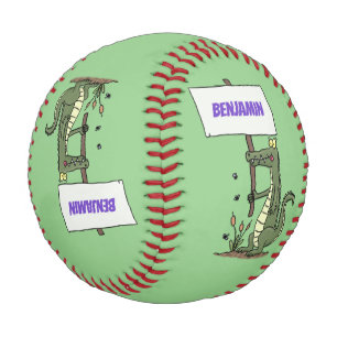 Pelota De Béisbol Divertido cocodrilo alineador con personalizado de