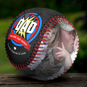 Pelota De Béisbol ¡Divertido Cómic Que Eres Nuestro Héroe! Papá   Dí