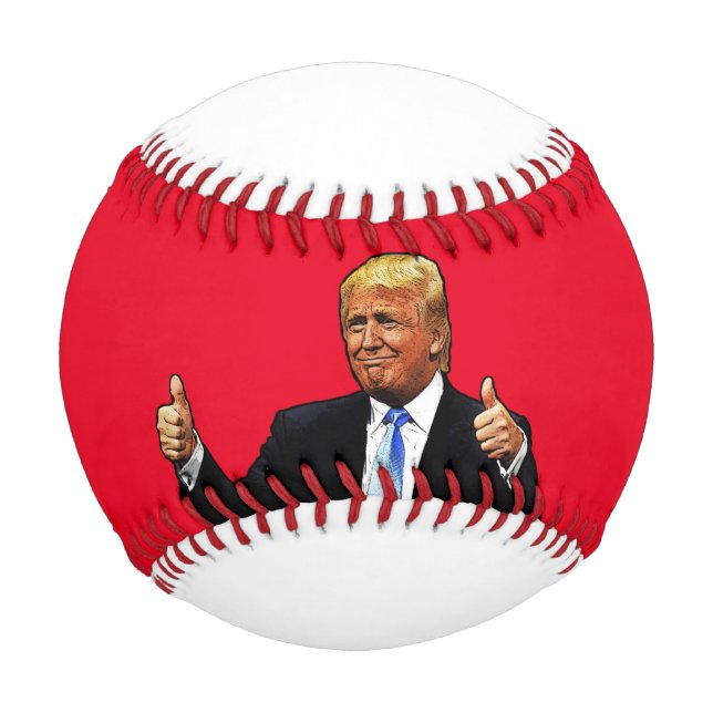 PELOTA DE BÉISBOL DONALD TRUMP BÉISBOL SE ARROJA (Anverso)