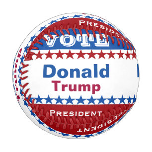 Pelota De Béisbol Donald Trump para presidente 2016