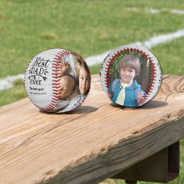 Pelota De Béisbol Dos fotos mejor día de papá feliz padre