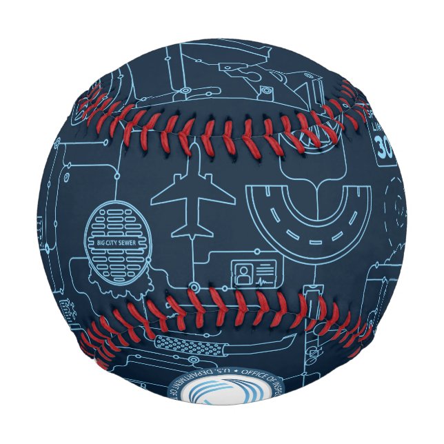 Pelota De Béisbol DOT OIG Baseball (Anverso)