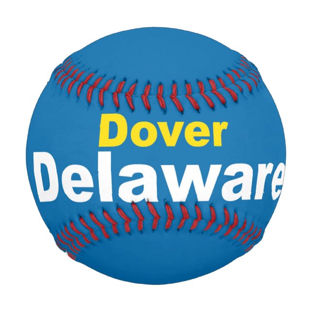 Pelota De Béisbol Dover, Béisbol Delaware (Anverso)
