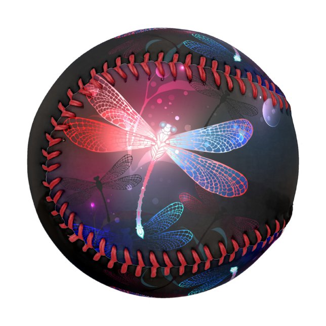 Pelota De Béisbol Dragón rojo (Anverso izquierdo)