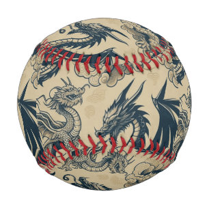 Pelota De Béisbol Dragones anticuados de fantasía