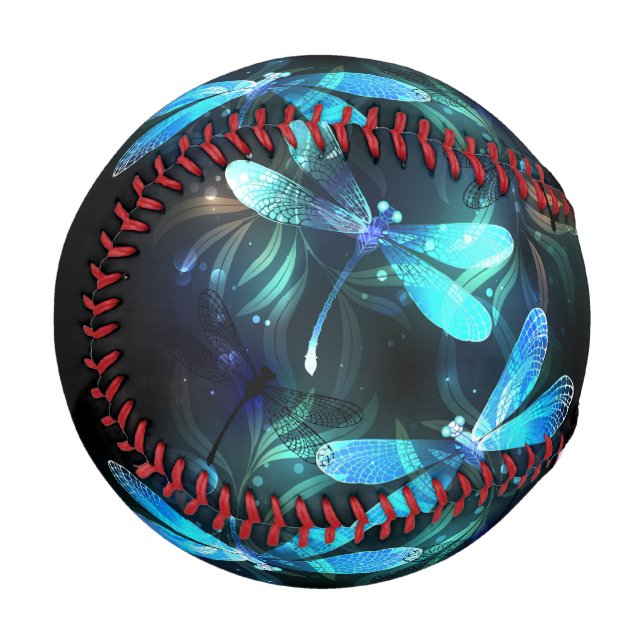 Pelota De Béisbol Dragonflies (Anverso izquierdo)