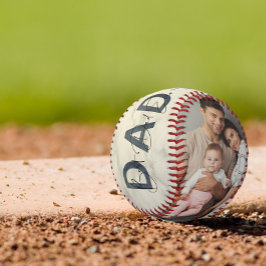 Pelota De Béisbol Dusty Blue Mejor Papá Primer Día Del Padre