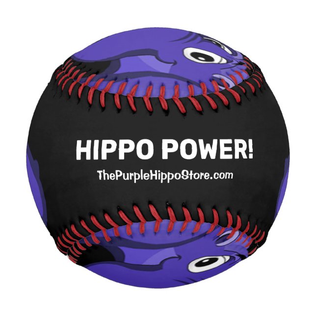 Pelota De Béisbol Edición Especial Béisbol De Poder Púrpura (Anverso)