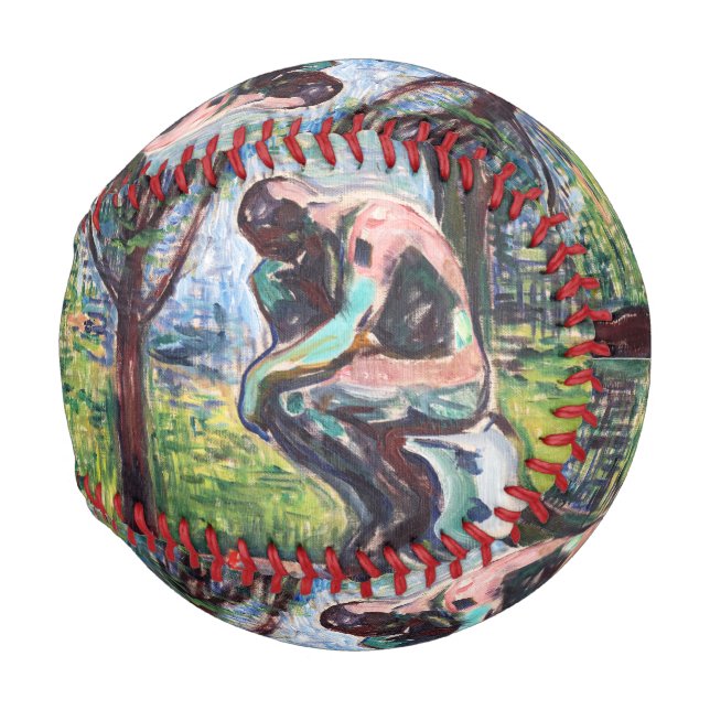 Pelota De Béisbol Edvard Munch - El pensador de Rodin (Anverso derecho)