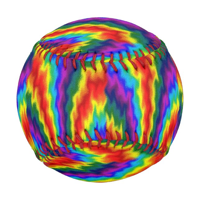 Pelota De Béisbol El arcoiris en llamas (Anverso)