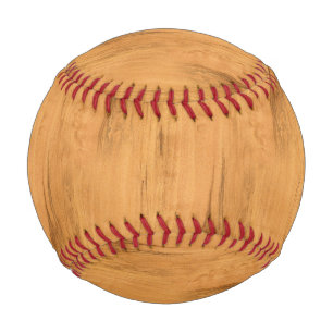 Pelota De Béisbol El aspecto de la textura de grano de madera de arc
