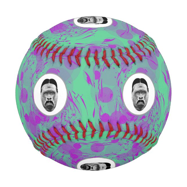 Pelota De Béisbol El béisbol de los gorilas (Reverso)