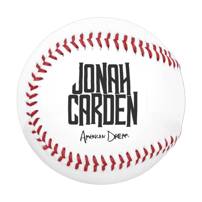 Pelota De Béisbol El béisbol de los sueños norteamericanos de Jonah  (Anverso izquierdo)