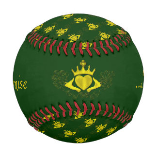 Pelota De Béisbol El Claddagh (Oro)