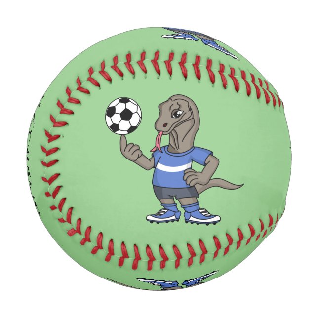 Pelota De Béisbol El gracioso personalizado de fútbol del dragón Kom (Anverso izquierdo)