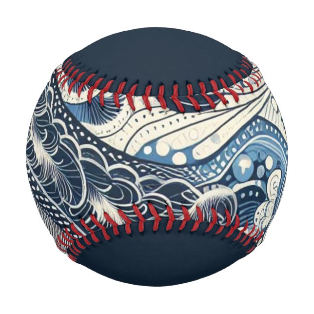 Pelota De Béisbol El Home Studio Indigo Bloom (Anverso)