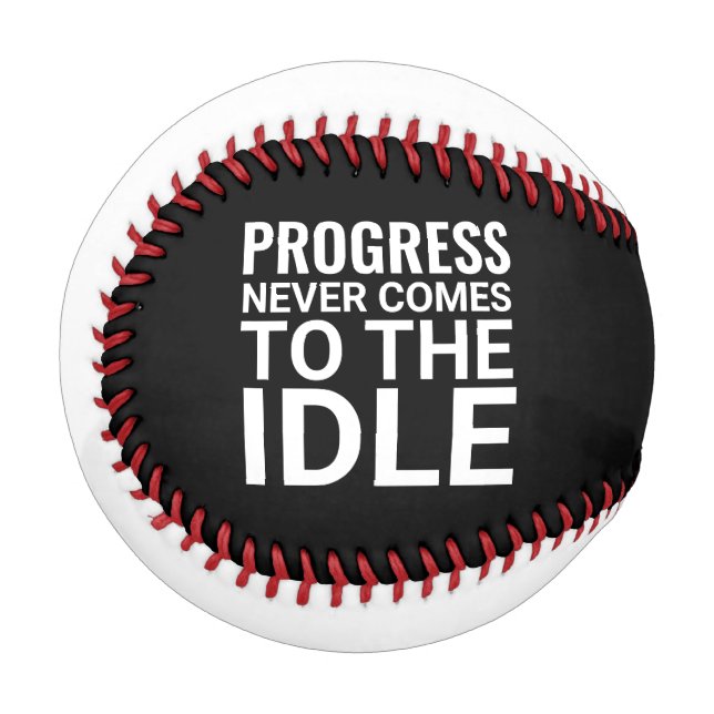 Pelota De Béisbol El Inspirador de los mensajes motivacionales en bl (Anverso izquierdo)